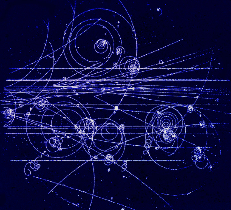 &ldquo;Trajectories in a Cloud Chamber&rdquo; Image from Gordon Fraser/CERN (CC BY 4.0)